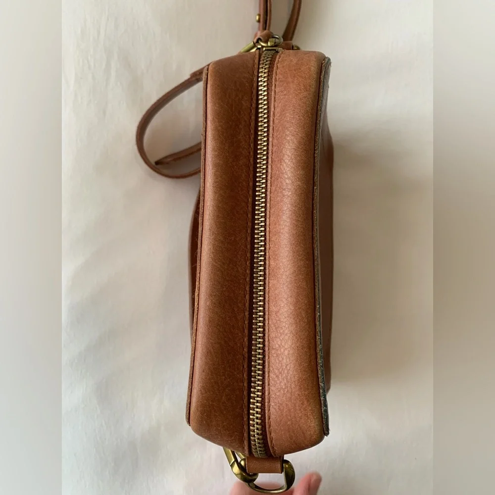 Madewell Tan Leather Crossbody Bag - Picture 5 of 7